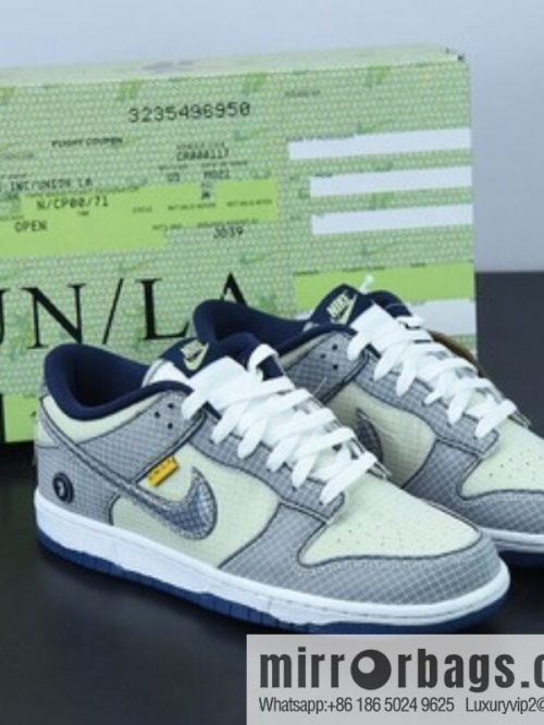 M05M5 pure original version Union x NK Dunk joint model, low-top sports and leisure board shoes, item number: DJ9649-401