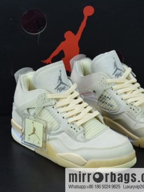 H09N3 Off-white x Air Jordan 4 AJ4 Joe 4 OW joint AJ4 Joe 4 culture basketball shoes, item number: CV9388-001