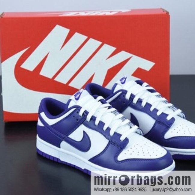 M00B5 pure original version NK Dunk Low \"Court Purple\" White purple, low-top sports and leisure shoes, item number: DD1391-104