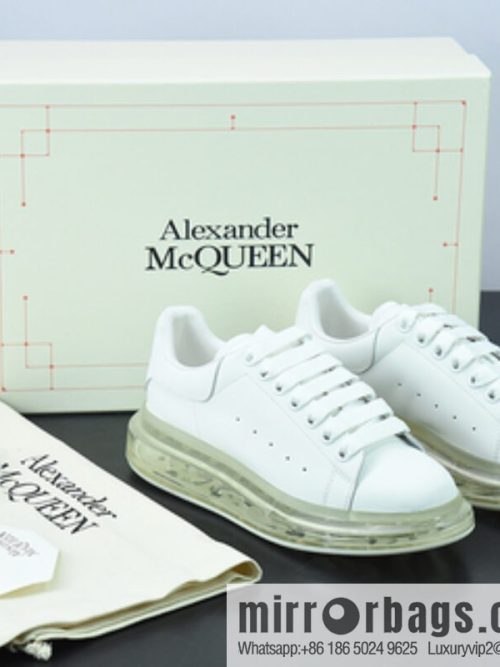 Alexander McQueen Alexander McQueen Air Cushion Sneaker low-top fashion platform casual air unit sports white shoes