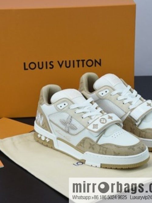 LV/Louis Vuitton 2022S limited, official latest color scheme Men\'s Trainer sneakers