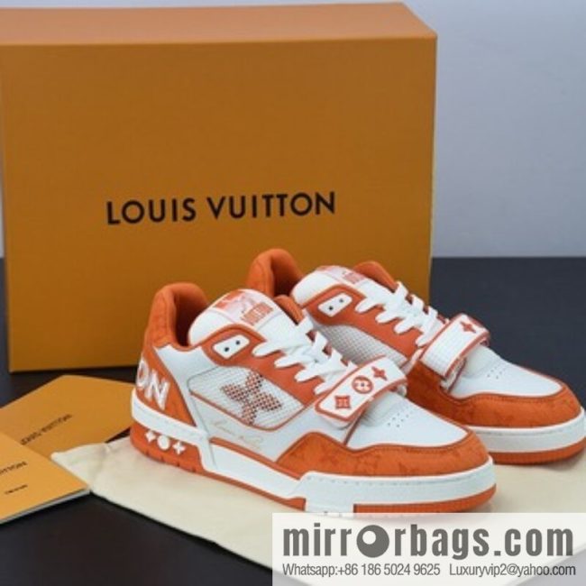 LV/Louis Vuitton 2022S limited, official latest color scheme Men\'s Trainer sneakers