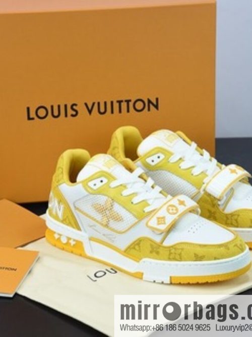 LV/Louis Vuitton 2022S limited, official latest color scheme Men\'s Trainer sneakers