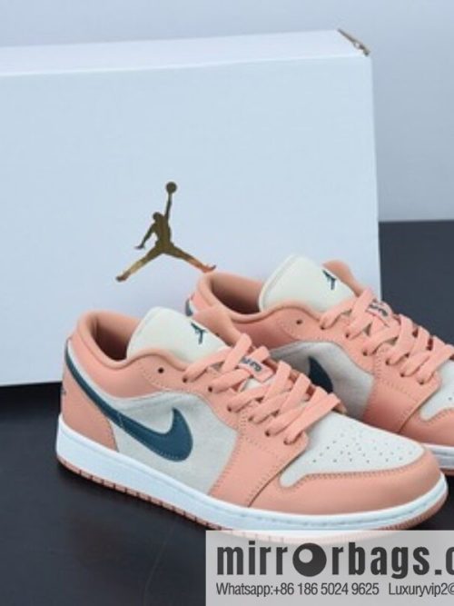 Air Jordan AJ1 Low AJ1 Joe 1 Pink and green, low-top cultural board shoes, item number: DC0774-800
