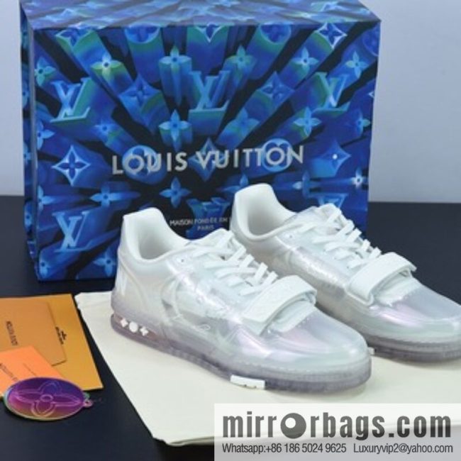 LV/Louis Vuitton 2021s LV Trainer Co-branded Men\'s Sneakers