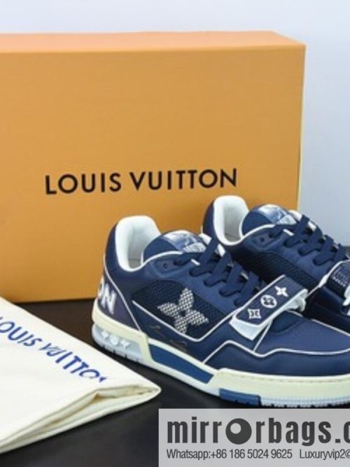 LV/Louis Vuitton 2021s LV Trainer Co-branded Men\'s Sneakers