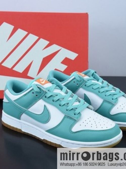 H03K5 pure original NK Dunk Low \"Teal Zeal\" teal green Tiffany & Co. Low-top casual sports skateboard shoes, item number DV2190-100
