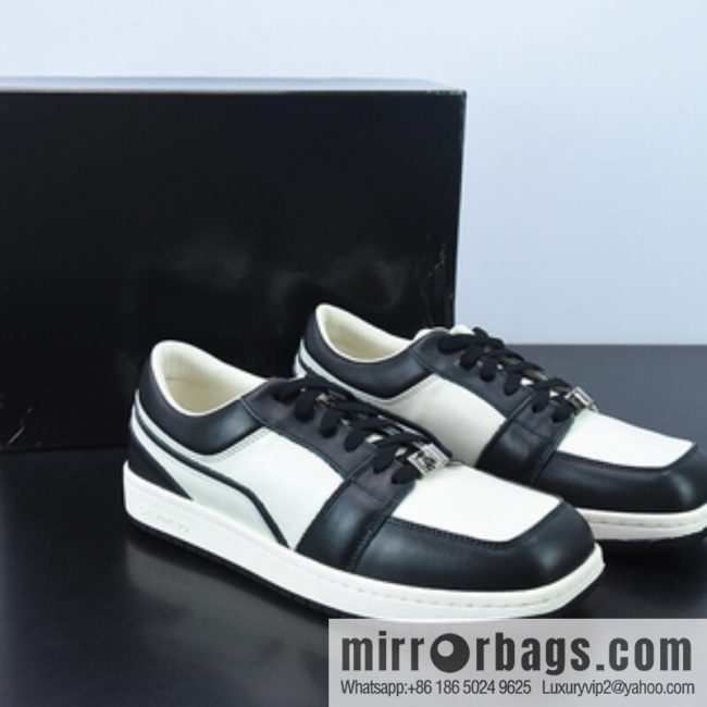CALVINLUO granular first layer leather upper material #back help inner package soft calfskin low top sneakers