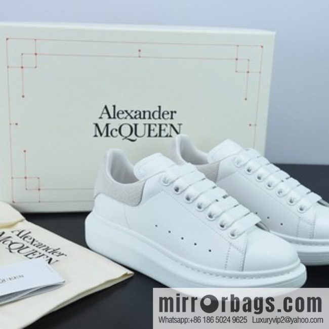 Alexander McQueen/Alexander McQueen, muffin shoes platform heightening white shoes D05G6