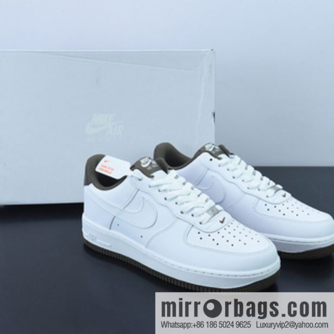 K05L3 Pure Original Air Force 1 Nike Low White Brown, Air Force One Low Help, Item Number: DO5220 162
