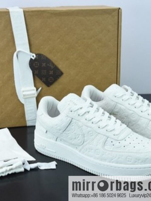 LVx Nk Air Force 1 Low Louis Vuitton Donkey LV Joint, Air Force One Low Top Sneakers