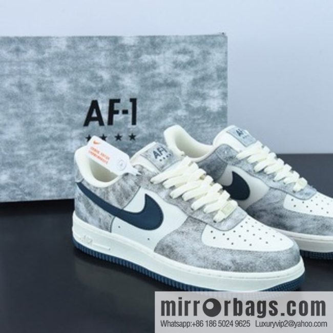 Nike Air Force 1 Low \'07 dark blue rock color scheme Air Force One low top, item number: BX5815-535