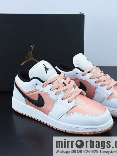 Air Jordan 1 Low white powder black aj1 low help series item number: DM8960-801