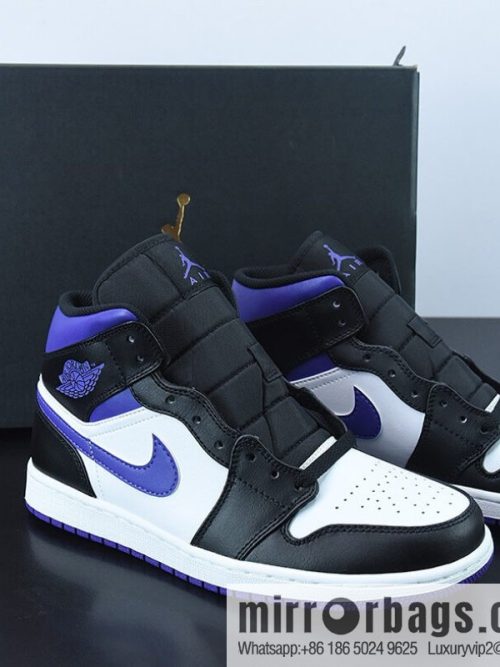 Original NK Air Jordan 1 Mid AJ1 Joe 1 culture basketball shoes, item number: 554724 095