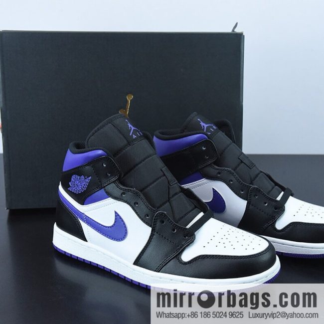 Original NK Air Jordan 1 Mid AJ1 Joe 1 culture basketball shoes, item number: 554724 095