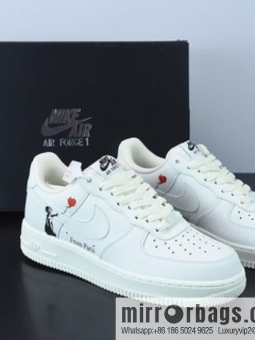 NK Air Force 1 Low \'07 Valentine\'s Day love color scheme Air Force No. 1 low-top casual board shoes Item number: LZ5988-505