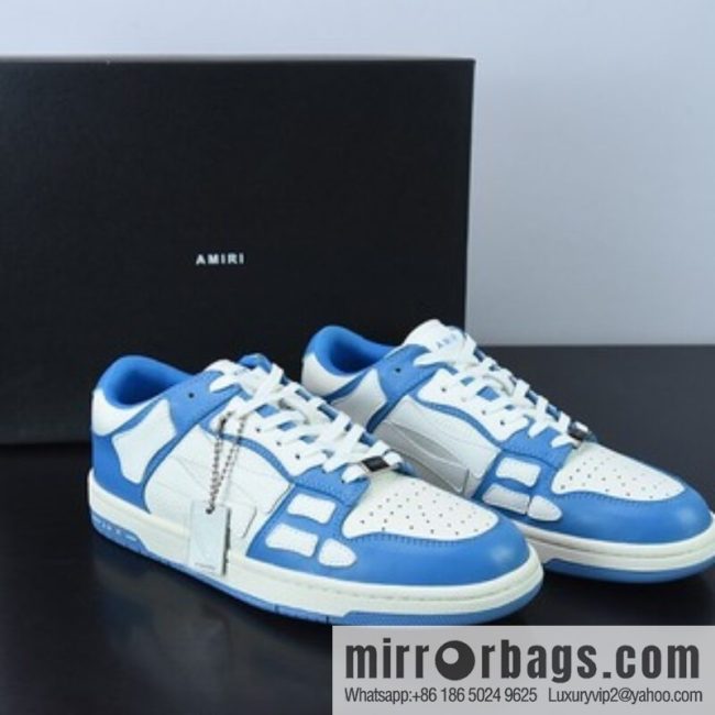Pure original purchasing version G03H4 AMIRI 21SS SKEL-TOP bone low top