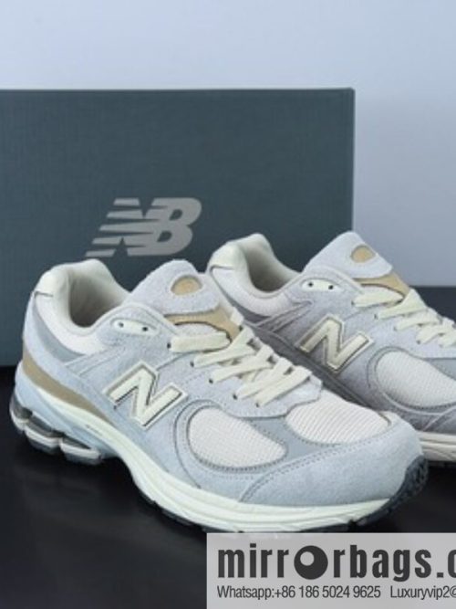 X01C4 Pure Original Version NB New Balance ML2002 Series Vintage Daddy Style Leisure Sports Jogging Shoes \"Flip Light Grey Vegetable Tanned Yellow\" M2002RSA
