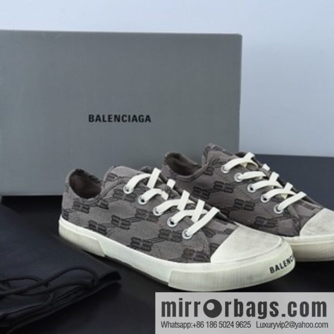 Balenciaga/Balenciaga Balenciaga cloth shoes low top, brown, item number: 688754W6RG20015