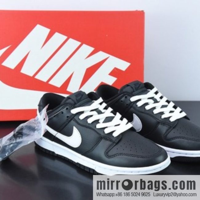 Nike Dunk Low black and white, low-top Vintage casual, board shoes, item number DJ6188-002