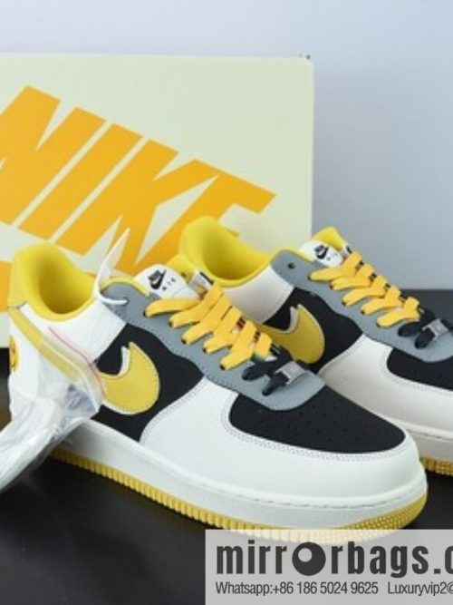 Nike Air Force 1 Low Smiley Double Hook, Air Force One Low Top Sports and Leisure Board Shoes Item Number: AF1234-004