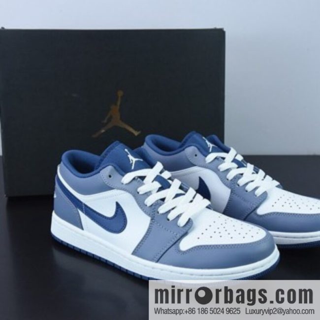 Air Jordan 1 Low AJ1 Joe 1 Navy blue, low-top cultural leisure sports shoes Item number: 553558-414