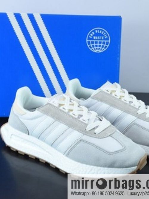 Adidas Racing E5 Boost Prototype Speed Lightweight Vintage Collection, Versatile Breathable Sports Jogging Shoes GW8259