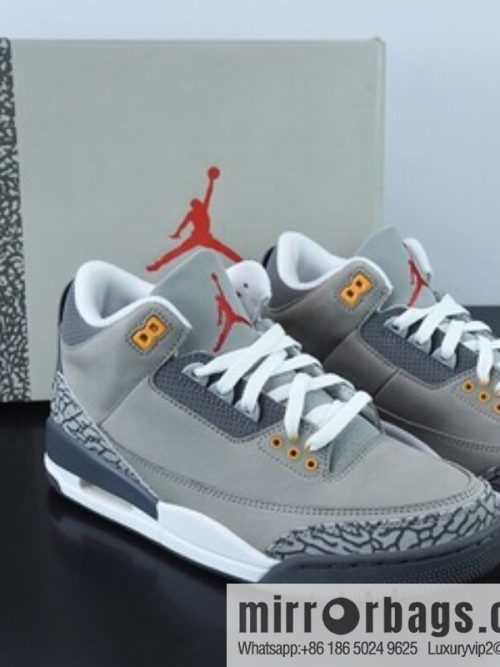 Air Jordan 3 Retro \"Cool Grey\" AJ3 Cool Grey Men\'s sneakers CT8532-012