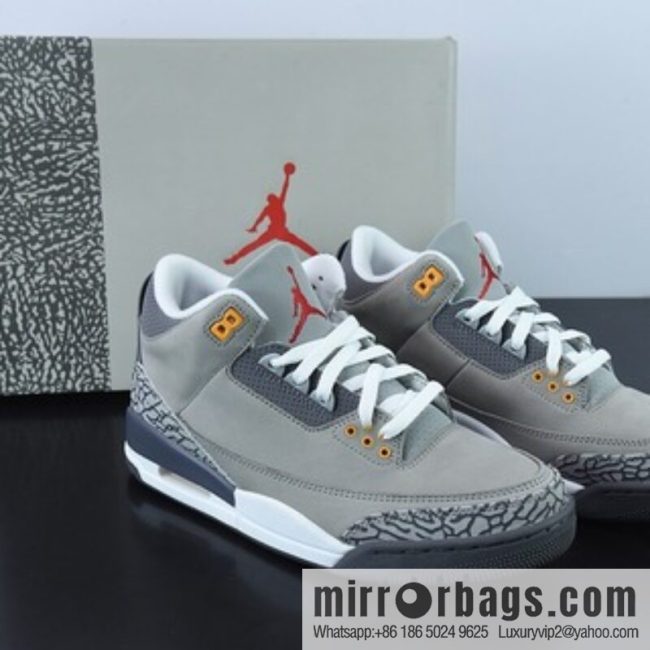 Air Jordan 3 Retro \"Cool Grey\" AJ3 Cool Grey Men\'s sneakers CT8532-012