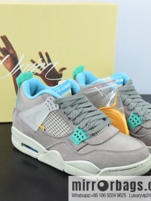 Air Jordan 4 AJ4 gray-green Union LA joint 30th anniversary sneakers item number: DJ5718 242