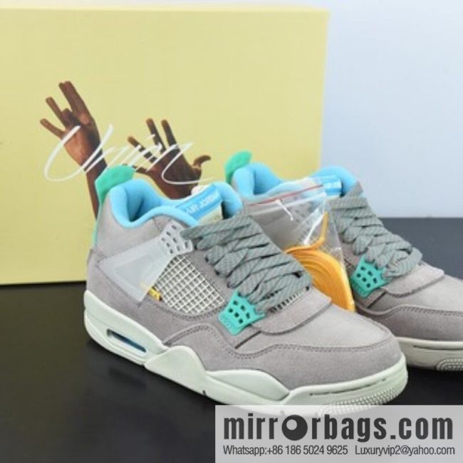 Air Jordan 4 AJ4 gray-green Union LA joint 30th anniversary sneakers item number: DJ5718 242