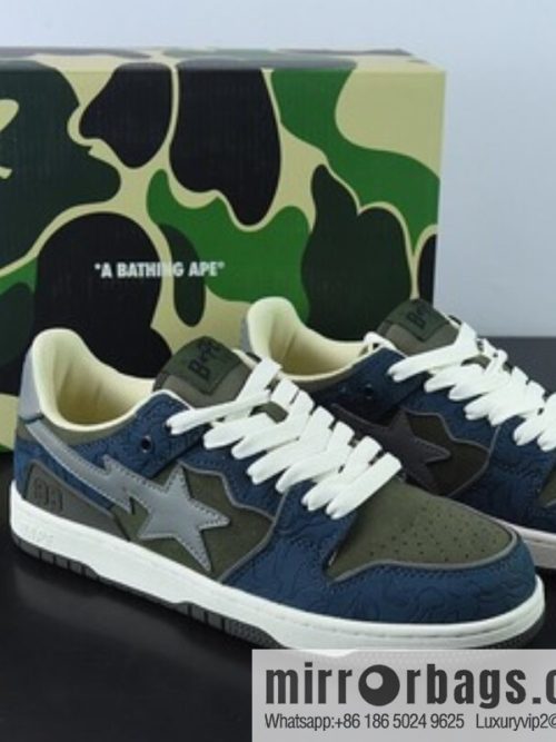 Human Made Bape Sta Sk8 To Nigo \"Trend Godfather Nigo Brand, Ape Man Head Classic Skateboard Versatile Casual Sports Board Shoes