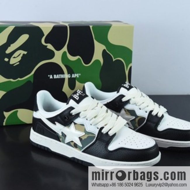 Human Made Bape Sta Sk8 To Nigo \"Trend Godfather Nigo Brand, Ape Man Head Classic Skateboard Versatile Casual Sports Board Shoes