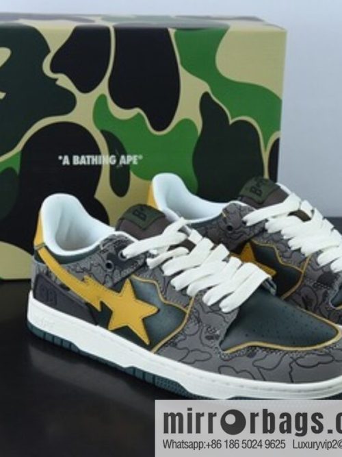 Human Made Bape Sta Sk8 To Nigo \"Trend Godfather Nigo Brand, Ape Man Head Classic Skateboard Versatile Casual Sports Board Shoes
