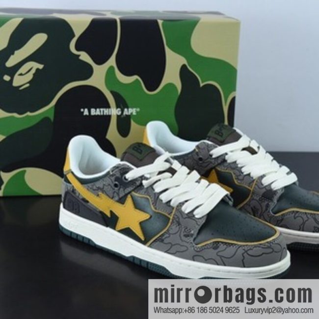 Human Made Bape Sta Sk8 To Nigo \"Trend Godfather Nigo Brand, Ape Man Head Classic Skateboard Versatile Casual Sports Board Shoes