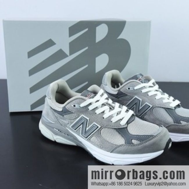 New Balance 990 V3 white gray, American official Vintage leisure sports jogging shoes item number: M990GY3