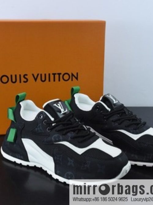 LV/Louis Vuitton 2021ss early spring new LV Trainer latest color scheme sneakers