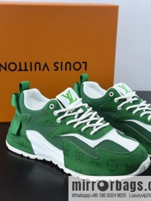 LV/Louis Vuitton 2021ss early spring new LV Trainer latest color scheme sneakers