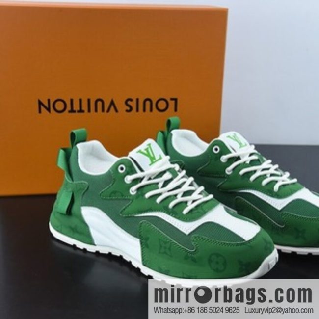 LV/Louis Vuitton 2021ss early spring new LV Trainer latest color scheme sneakers