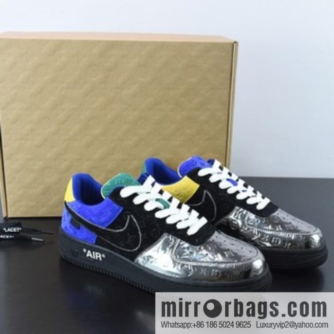 LVx Nk Air Force 1 Low Louis Vuitton Donkey LV Joint, Air Force One Low Top Sneakers