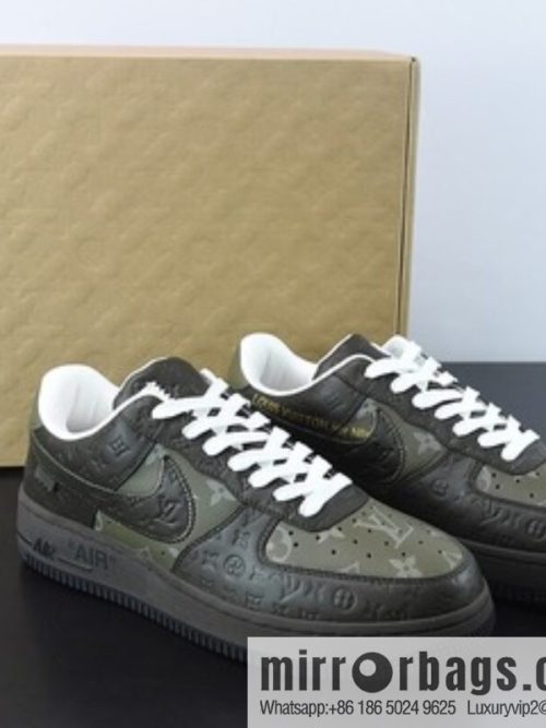 LVx Nk Air Force 1 Low Louis Vuitton Donkey LV Joint, Air Force One Low Top Sneakers