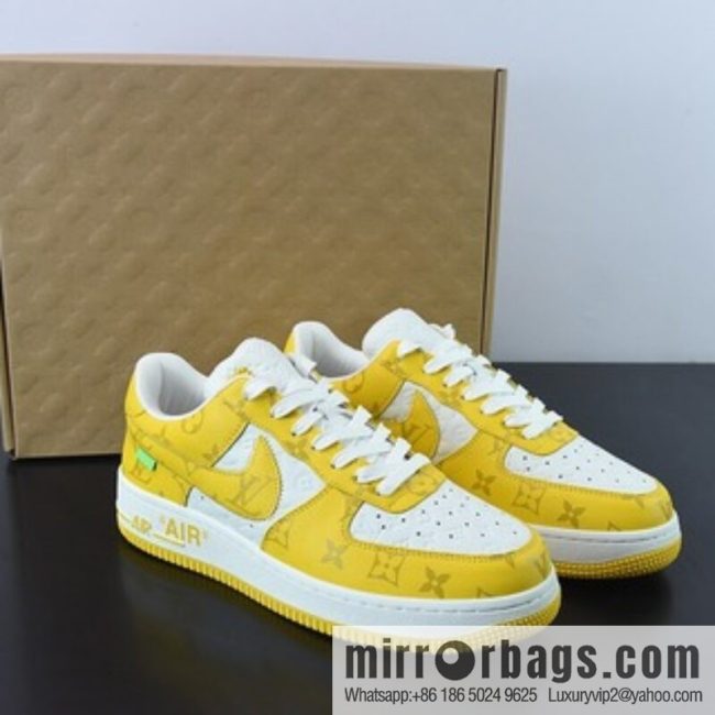LVx Nk Air Force 1 Low Louis Vuitton Donkey LV Joint, Air Force One Low Top Sneakers