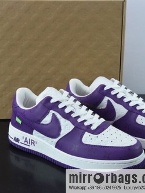 LVx Nk Air Force 1 Low Louis Vuitton Donkey LV Joint, Air Force One Low Top Sneakers