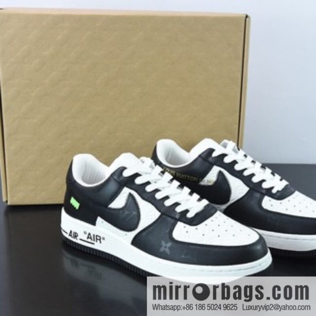 LVx Nk Air Force 1 Low Louis Vuitton Donkey LV Joint, Air Force One Low Top Sneakers