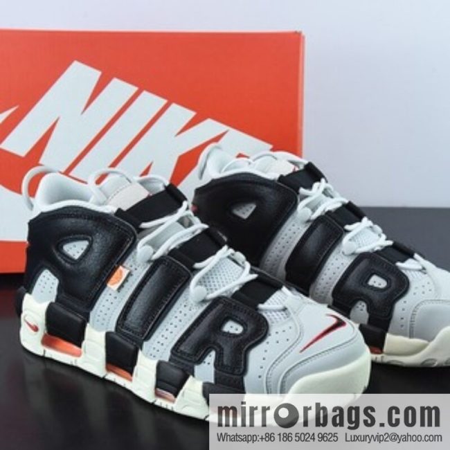 Q01W4 Pure Original Air More Uptempo Vintage Gray Black Orange Unisex Official sneakers of the same style, item number: DX3360 001