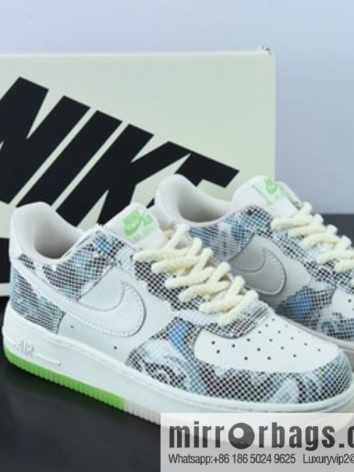 NK Air Force 1 \"Lion dance\" \"Lion dance green\" Unisex sneakers of the same style Official item number: CW1888-716