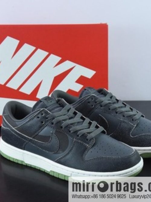 Nike SB Dunk Low \"Iron Grey\" Dunk Series Low Help Casual Sports Skateboard Shoes \"Carbon Grey Double Hook 3M\" Item Number DQ7681-001