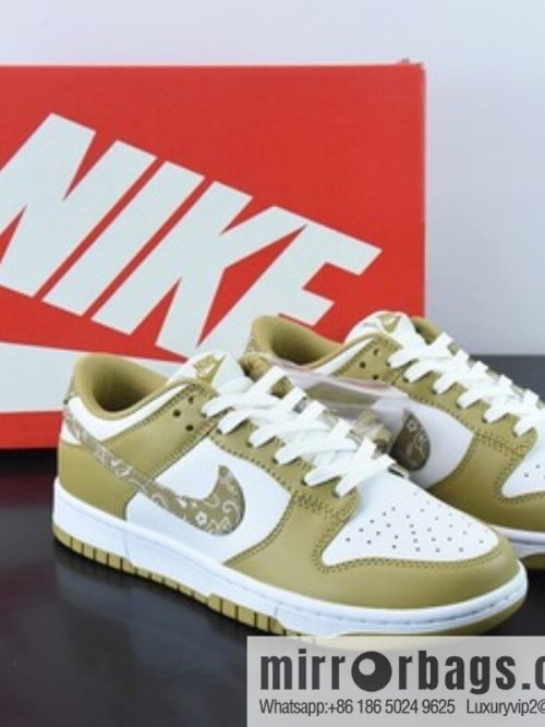 Nike SB Dunk Low \"Barley Paisley\" avocado green, cashew flower, item number: DH4401 104
