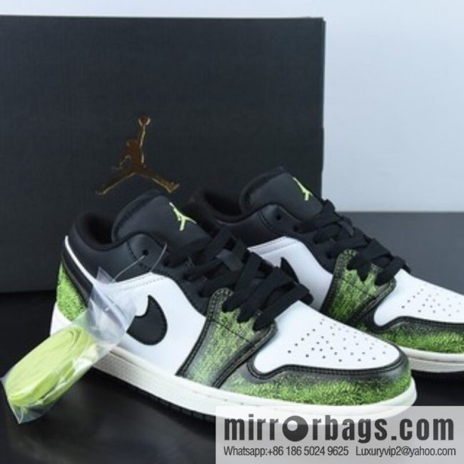 Air Jordan 1 Low \"Wear Away\" AJ1 Joe 1 Forest Green sneakers item number; DN3705-003