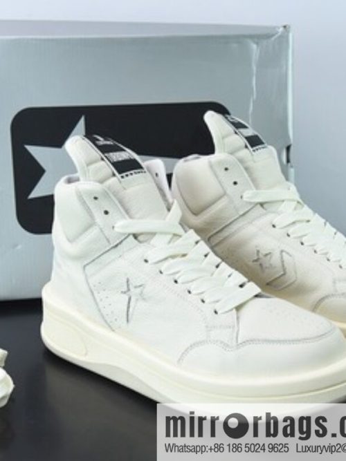 Rick Owens DRKSHDW x Converse Turbodrk Weapon Joint Non-slip durable high-top Vintage basketball shoes